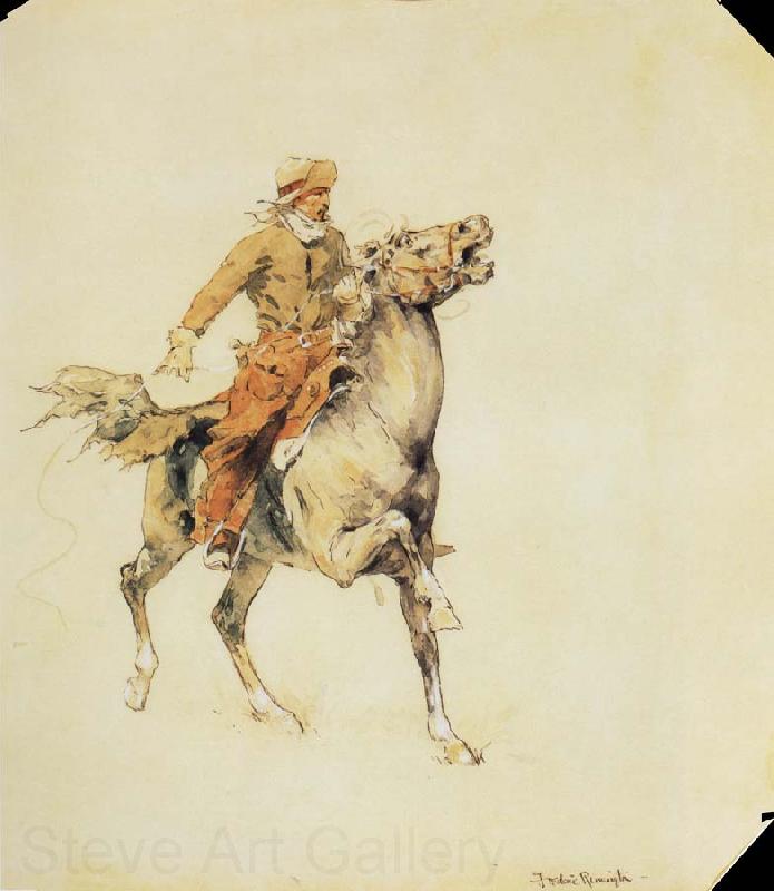 Frederic Remington The cowboy Spain oil painting art